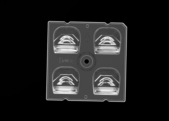 4IN1 TYPE3S 88٪ -93٪ انتقال ماژول نور خیابانی LED برای ابعاد 50 * 50mm با مواد لنز PC