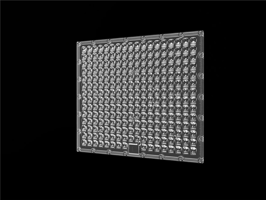 500W IP66 LED چراغ های ورزشگاه لنز نامتقارن مواد کامپیوتری با طراحی سطح هندسی