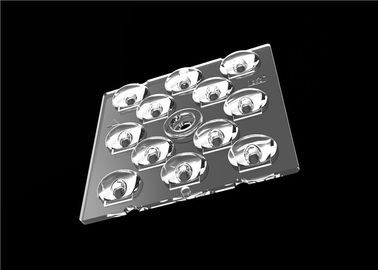 شفاف Cree LED لنز TYPE3 PCB Board L50 * W50mm اندازه Transmissive دستگاه نوری