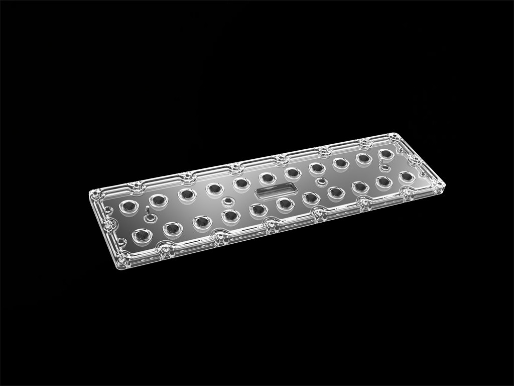 SMD7070 22 In 1 LED Light Light Lens متقارن 60 درجه LED نور خیابانی