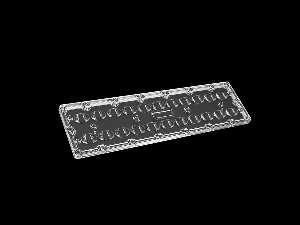 لنز چراغ خیابانی LED TYPEII-M SMD7070 22IN1 80*150 درجه لنز LED با قدرت بالا