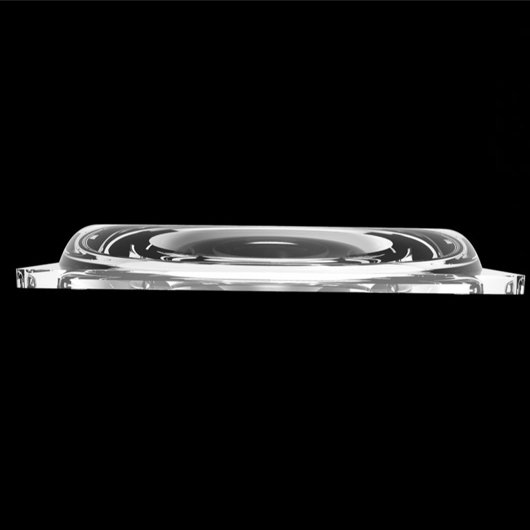 SMD 2835 PC 60 درجه 2 حلقه LED Street Light Lens با توزیع نور عالی
