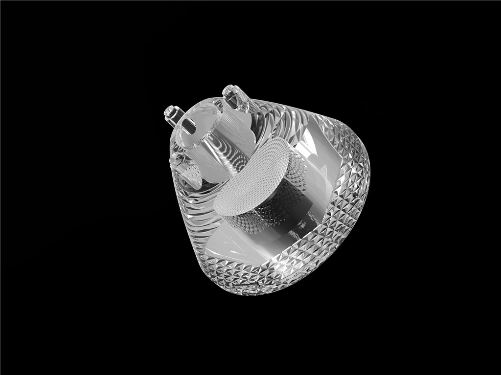 35*23.3mm IP66 ضد آب PMMA لنز LED برای توزیع یکنواخت نور