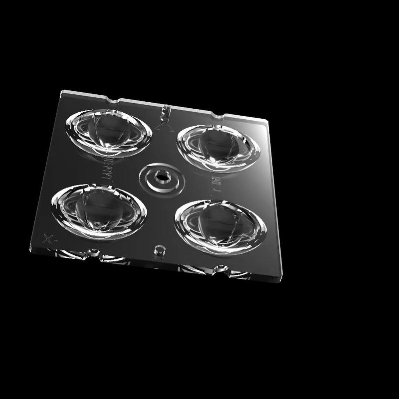 ماژول نور خیابانی LED 50*50mm با انتقال بالا با نوع لنز 4IN1TYPEII،ME1 و تراشه های LED SMD5050