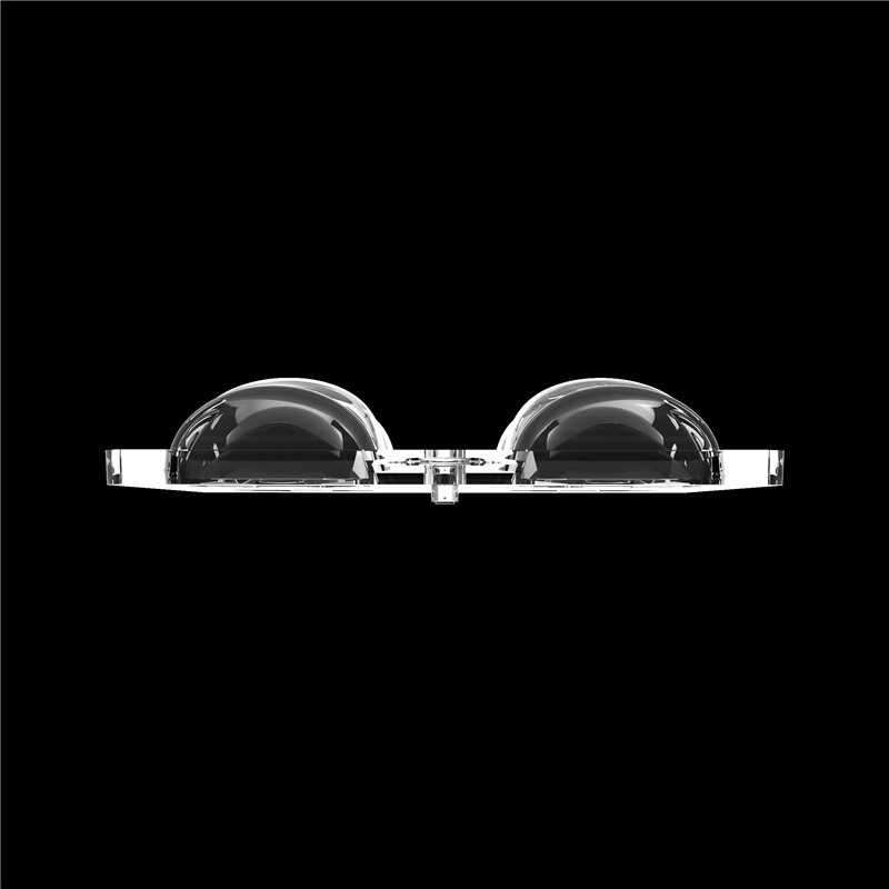 قطبی 60 درجه 2 * 2 چند لنز انتقال بالا 50 * 50mm برای چراغ های استادیوم LED