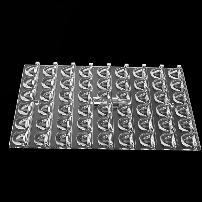 روشنایی استادیوم PC LED با 3030 چیپ لنز LED 54، پلاستیک led optic برای روشنایی تونل / چراغ های میدان / چراغ های خیابانی /