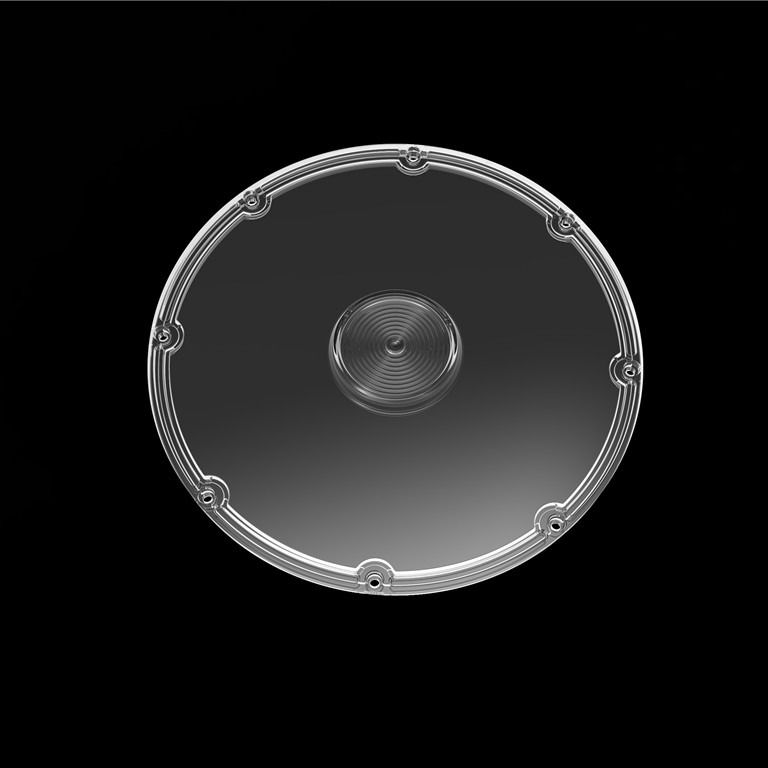 Φ206mm Spark - High Bay UFO LED Optical Lens 120 درجه برای روشنایی منطقه صنعتی با قدرت بالا