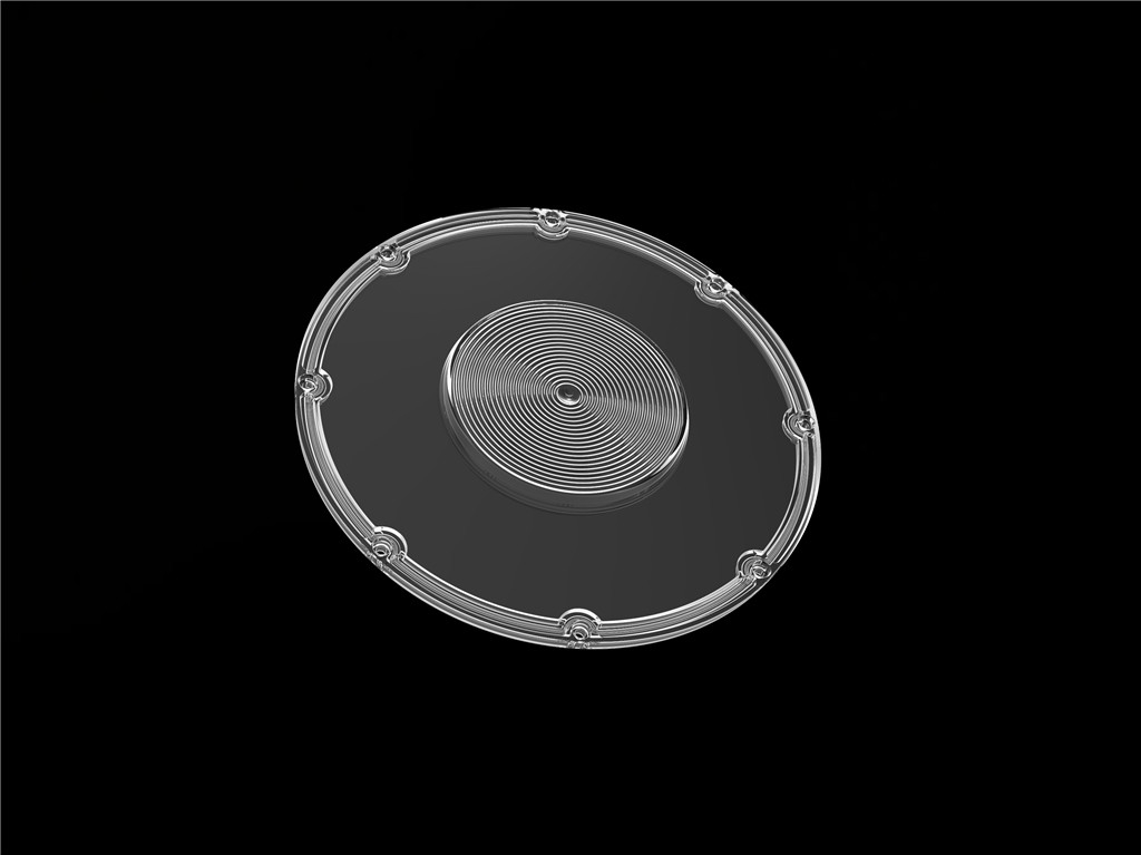 اسپارک- AC نوع Φ206mm 120 درجه پلاستیکی UFO Highbay Led Lens 3030 قدرت بالا