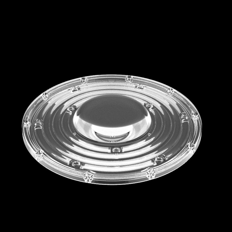 φ235mm دور UFO High Bay Light Lens 100W 150W 3030 لامپ معدن Led Lens 90 درجه لنز نوری LED