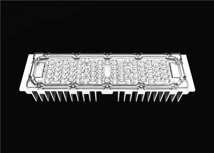 پاک کردن PC LED Street Light Components Optics Lenses 72 In 1 With AL PCB Board