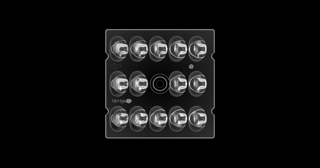 نوع 3 نور خودرو چراغ خیابانی مجتمع مجتمع لنز مواد مشترک پلاستیک / سیلیکون