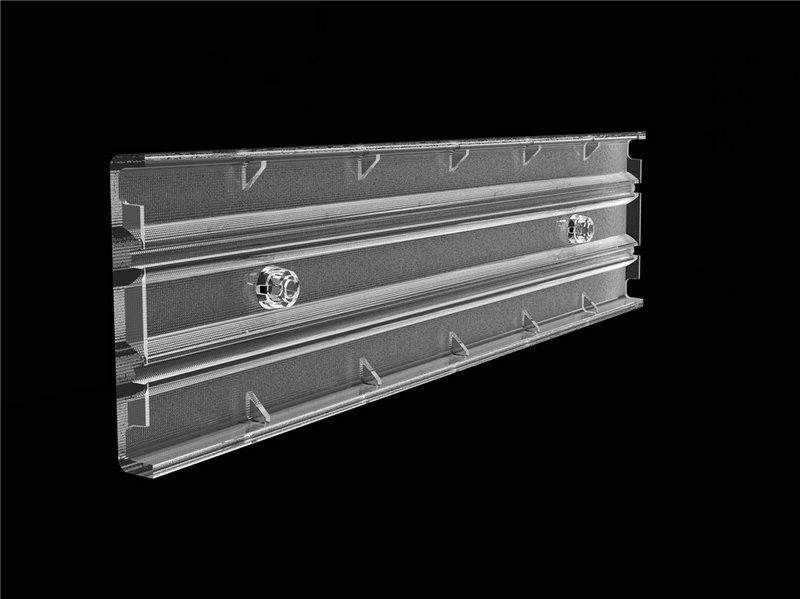 لنزهای تمرکز رنگ RGB / لنزهای تخته سیاه Pmma LED لنزها