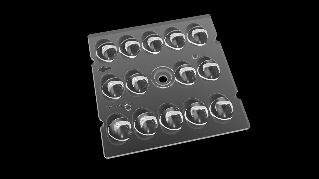 TYPE 3 لنز LED مربع چراغ خیابان ، نوری توزیع نور Freeform برای روشنایی LED