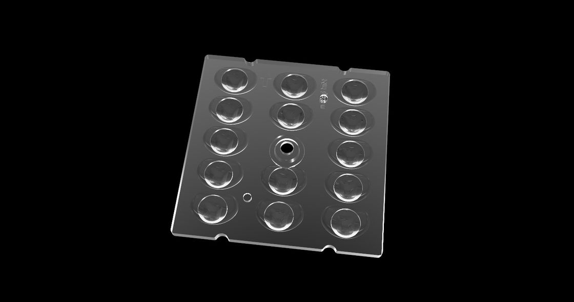 TYPE 3 لنز LED مربع چراغ خیابان ، نوری توزیع نور Freeform برای روشنایی LED