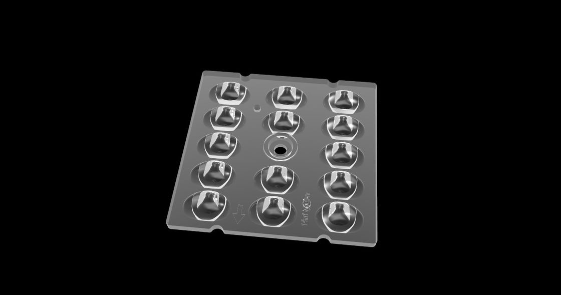 TYPE 3 لنز LED مربع چراغ خیابان ، نوری توزیع نور Freeform برای روشنایی LED