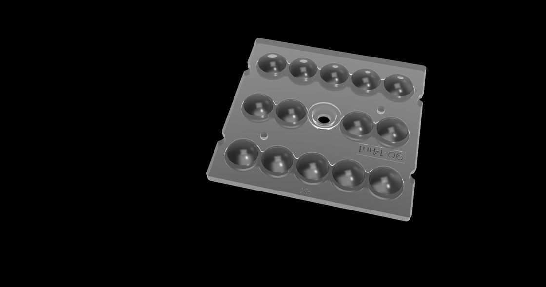 14 در 1 Optics PMMA برای نورپردازی، 90 درجه آرایه لنز چراغ برای روشنایی تونل