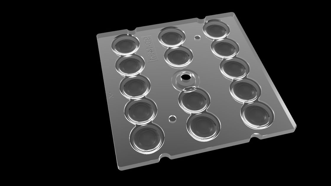 14 در 1 Optics PMMA برای نورپردازی، 90 درجه آرایه لنز چراغ برای روشنایی تونل