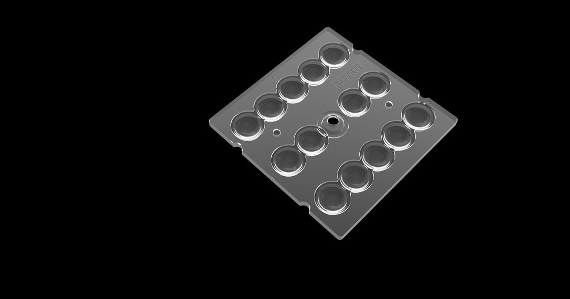 14 در 1 Optics PMMA برای نورپردازی، 90 درجه آرایه لنز چراغ برای روشنایی تونل